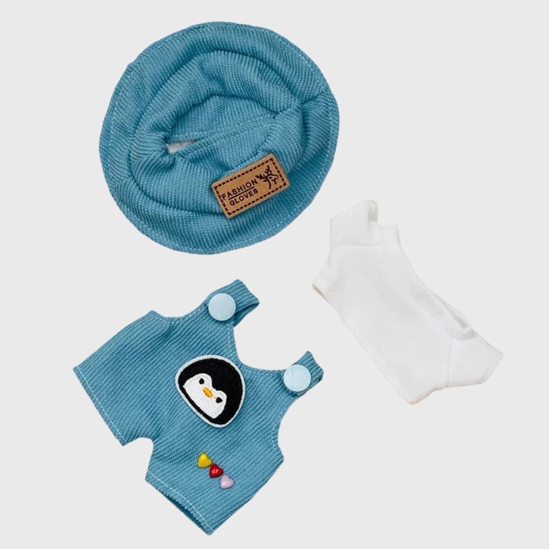 Labubu | Mini Hat Overalls Outfit