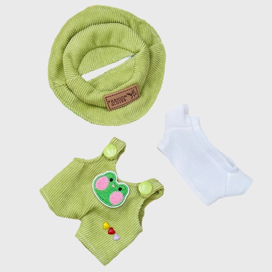 Labubu | Mini Hat Overalls Outfit