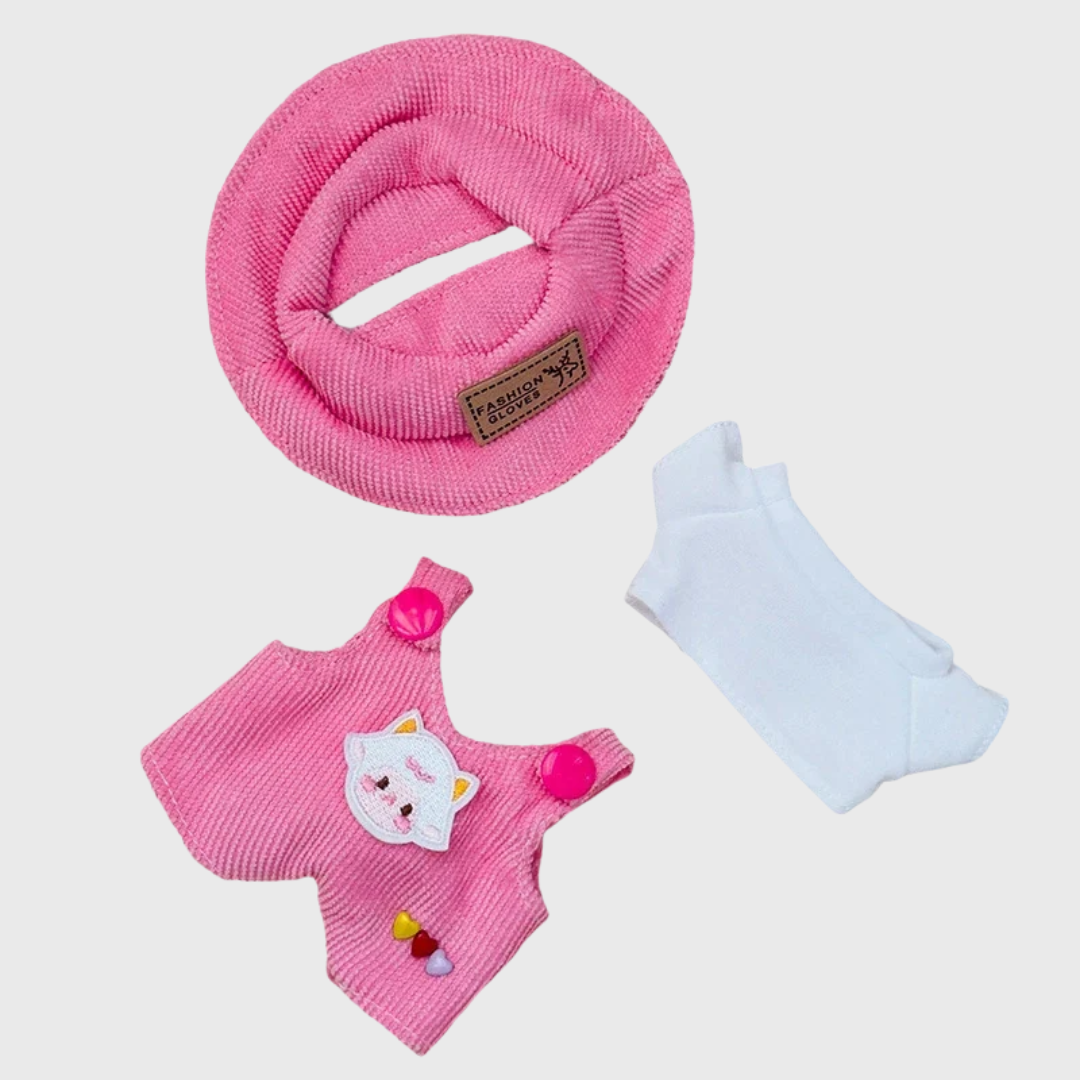 Labubu | Mini Hat Overalls Outfit