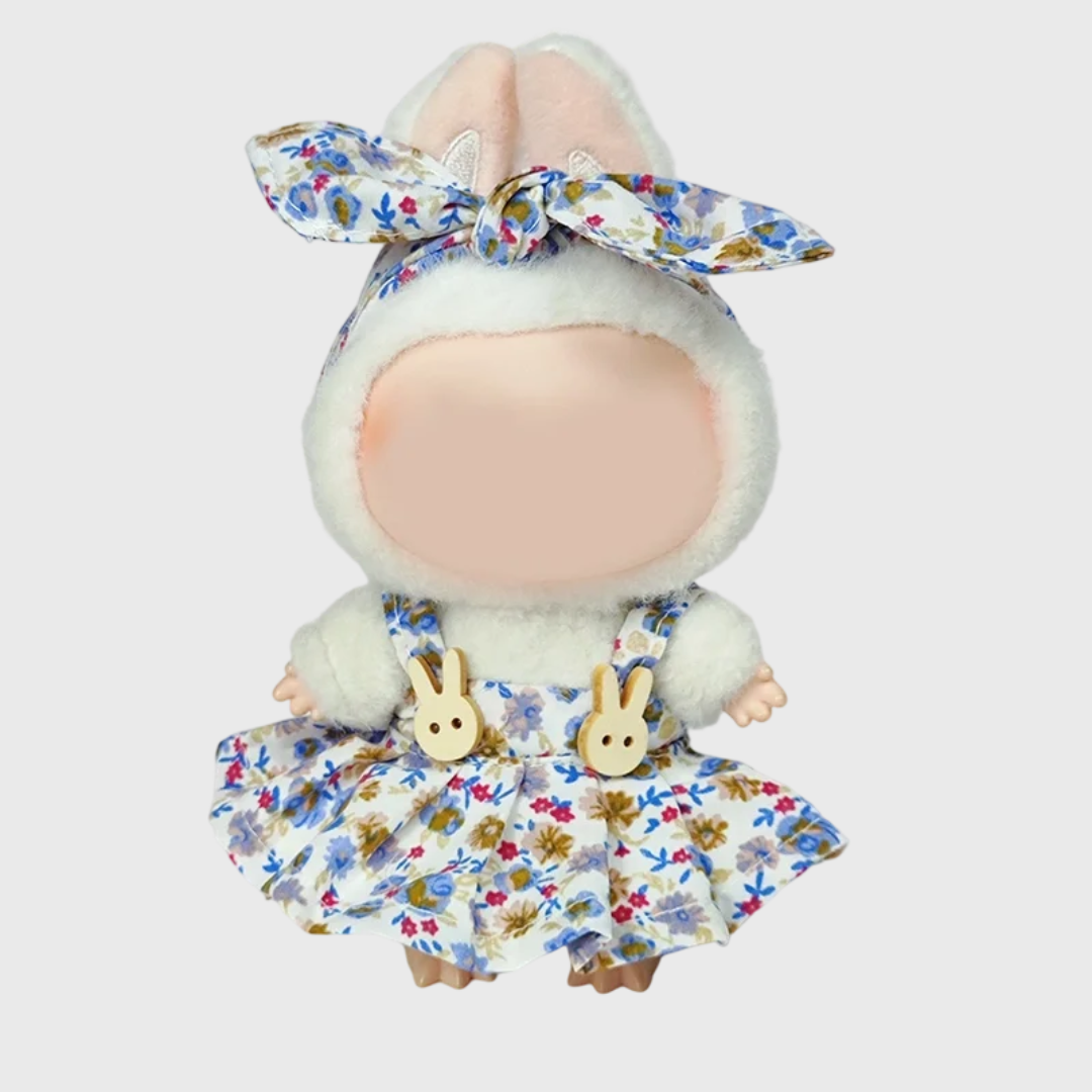 Labubu | Sweet Floral Dress With Headband Outfit