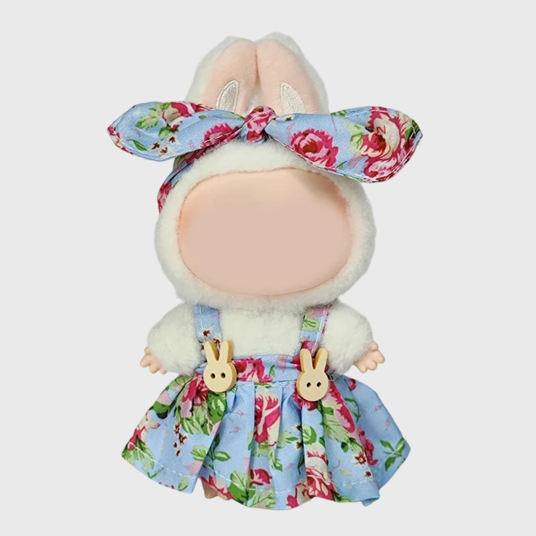 Labubu | Sweet Floral Dress With Headband Outfit
