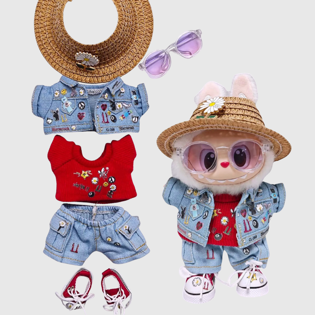 Labubu | Denim Set Full Outfit