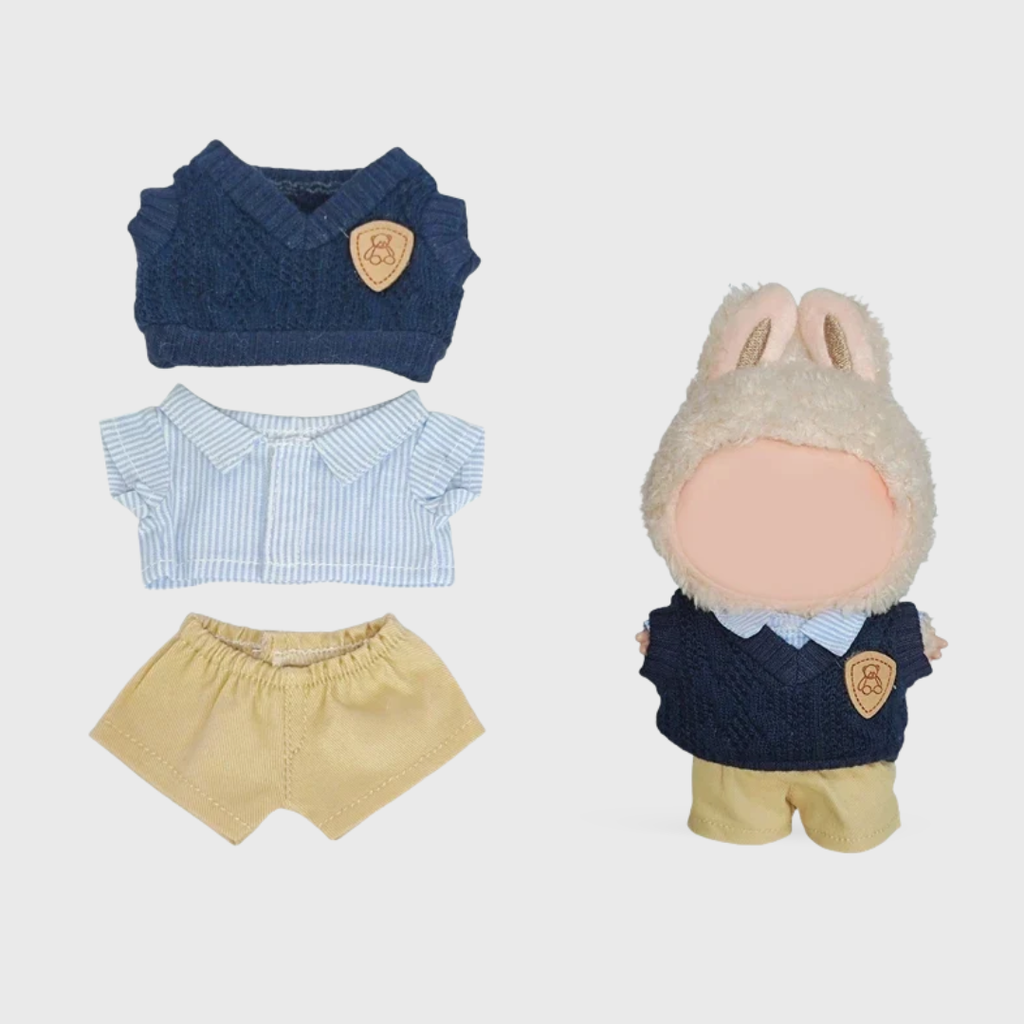 Labubu | Shirt, Pants & Vest Outfit