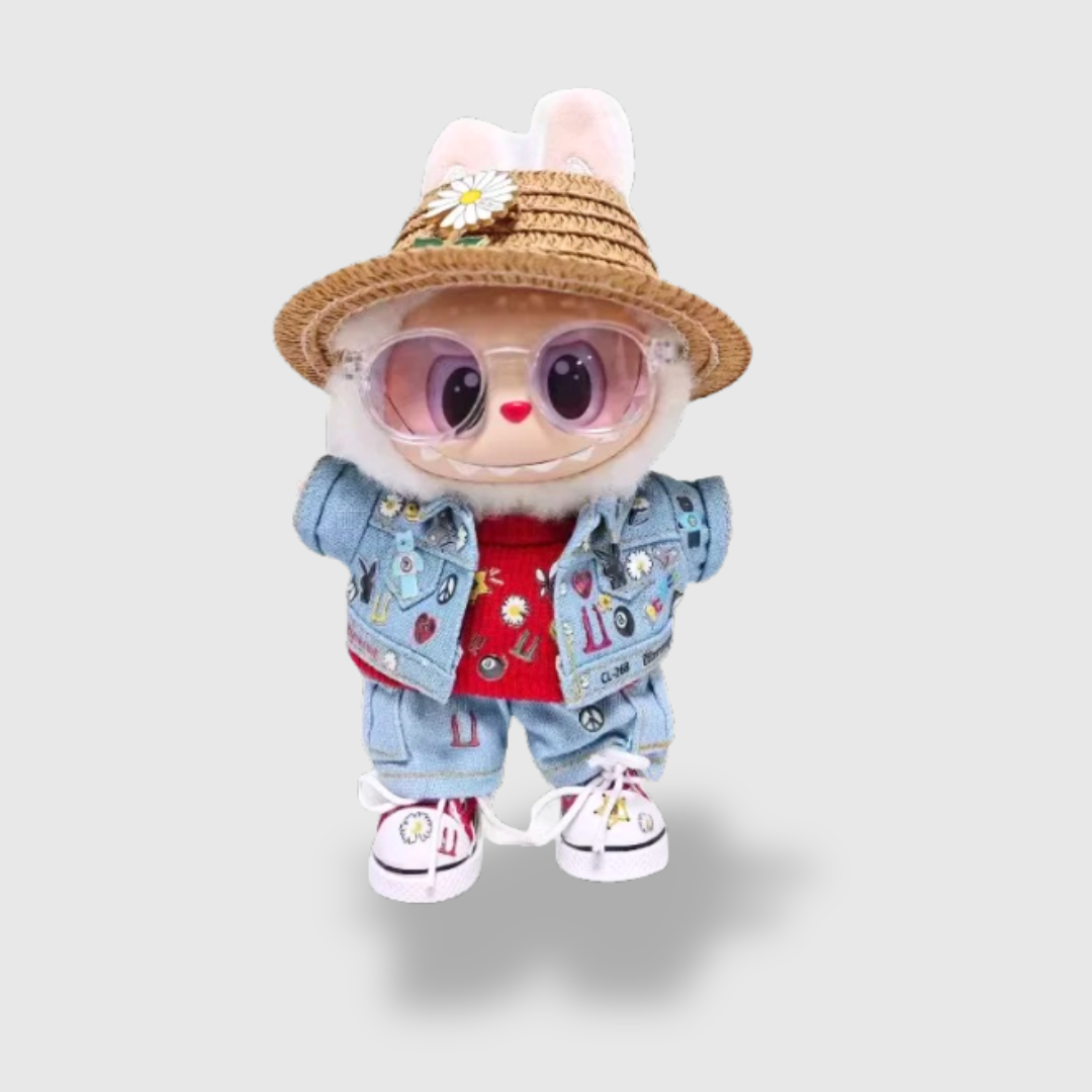 Labubu | Denim Set Full Outfit