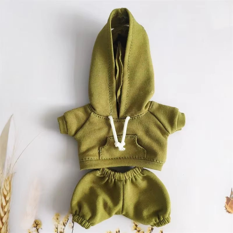 17Cm Labubu Ropa Outfit Sweatshirt and Pants Set - Trendy & Comfortable Labubu Clothes Cozy Clothes