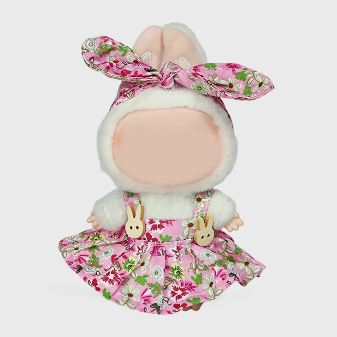 Labubu | Sweet Floral Dress With Headband Outfit